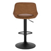 1/2x Bar Stool Adjustable Height Swivel Gas Lift Barstool Kitchen Pub Cafe Chair
