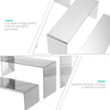 3 Pcs Stainless Steel Display Rack Desktop Display Shelf Collectibles Figure