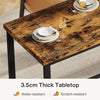 200cm Dining Table for 6-8, Large Industrial Rectangular Wooden Kitchen Table