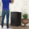 Lockable Metal Parcel Delivery Secure Dropbox Outdoor Storage Letter Post Bin UK