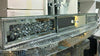 Mirrored Diamond Crush Floating Wall Shelf Crystal Modern 80x20 Sparkly bling