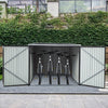 Panana Garden Storage Shed Bike Metal Pent Tool Shed House Can Put Bicycles