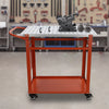 36*24*36 in Welding Table 600lbs Load Capacity Steel Welding Workbench on Wheels