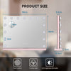 Hollywood Makeup Mirror Large Vanity Light Mirror with 15 Dimmable LED Bulbs