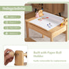 Kids Desk & Chair Set Flip Top Toddler Art Craft Drawing Writing Table Playroom