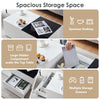 Coffee Table with Hidden Storage and 3 Drawers High Gloss White for Living Room
