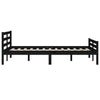 GuyAna Solid Wood Bed Bed Frame,Wood Highlights, Small Double,Bed Frame J1G8
