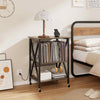 Record Player Stand Turntable Stand Vinyl Storage Cabinet Grey