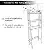 3-Tier Washing Machine Shelves Bathroom Over Toilet Storage Rack Organizer White
