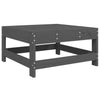 CIADAZ 3 Piece Garden Set Grey Solid Wood Pine, Garden Furniture, P8G4