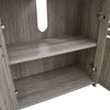 Bathroom Cabinet Basin Unit Storage Cupboard MDF Wooden Modern Furniture Grey