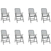 Swpsd 9 Piece Patio Dining Set Garden Coffee Table & Chairs Set Bistro A6H5