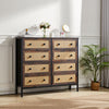 8 Drawers Chest of Drawer Fabric Dresser Living Room Bedroom Storage Organizer