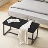 Velvet Padded Ottoman Stool Bed Bench Dining Bench Multicolor Livingroom Bedroom