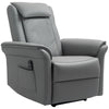 3D Kneading Massage Recliner Electric Reclining Chair with Footrest Remote Grey