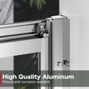 Bi Fold Shower Enclosure Door With Magnetic Stripes Wet Room Glass Cubicle