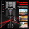 Portable Basketball Hoop for Both Youth and Adults Height Adjustable 1.35-3.05m