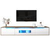 180cm TV Stand Cabinet Unit High Gloss Front MDF Entertainment LED Lights Modern