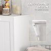 Tilt-out Laundry Storage Cabinet for Bathroom with 2 Hampers