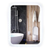 Bathroom Mirror LED Light Mirror 80 x 60 CM Shatterproof Wall Mounted Mirror