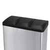 Recycling Bin, 3 x 20 L Triple Kitchen Bin