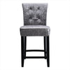 Breakfast Bar Stool Home Kitchen Pub Bar Stools wit Footrest High Backrest Chair