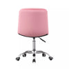 Adjustable Cushioned Computer Desk Office Chair Chrome Legs Lift Swivel Chairs
