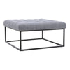 Large Square Footstool Chesterfield Pouffe Foot Stool Ottoman Bench Coffee Table