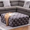 Chesterfield 100cm Extra Large Velvet Coffee Table Footstool Pouffe Seat Ottoman