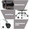 Swivel Task Chair 227kg Leather Office Chair w/Extra Wide Seat-Coffee