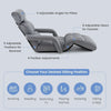 Folding Sofa Chair 6 Positions Adjustable Floor Lazy Chair with Armrest Single