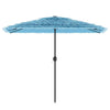 Garden Parasol with Steel Blue 300x200x250 N2K6