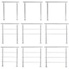 Round Brushed Stainless Steel Rail Balustrade Stair Step Handrail Angle Mobility