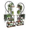 2PCS XL Plant Stand Shelf Outdoor Garden Patio Flower Shelf Basket Hanging Racks