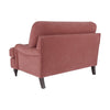Dusk Hampshire Dusky Pink Matte Velvet Loveseat RRP £378