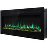 60inch Electric Fireplace Crystal/Log 9 LED Flame Inset Wall Heater Living Room