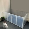 12 Panels Pet Playpen Fence DIY Puppy Rabbit Enclosure Exercise Plastic Cage