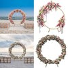 Metal Circle Arch Stand Wedding Birthday Decoration Background Wrought Prop Pipe