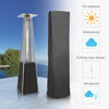 7ft Premium Pyramid Patio Heater Gas 13kW -Stainless Steel- Waterproof Cover Inc