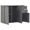 Sideboard Cabinet Cupboard Unit Storage Furniture With 2 Drawers & 2/3 Doors UK