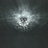 LED Ceiling Light Firework Pendant Vintage Lampshade Chandelier Crystal Droplets
