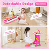 31-Key Piano w/Stool Set for Kids Toddler’s Electronic Keyboard-Pink