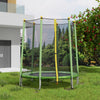 4.5FT Kid Trampoline With Safety Net Enclosure Children Outdoor Garden Fun Toys