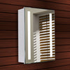 LED Bathroom Mirror Cabinet With Shaver Socket Storage/Anti Fog/Sensor Switch UK
