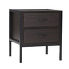 Retro Wooden Nightstand Drawer Cabinet Side End Table Bedroom Bedside Table Desk