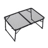 Portable Camping Table Folding Storage Fishing Outdoor Desk Mesh Top Spacesaving