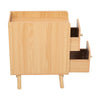 Bedside Cabinet Sofa Side Table Compact Bedroom Furniture Storage Nightstand NEW