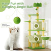 Cat Tree Tower Multi-Level Cat Condo with Scratching Post Kittens Activity 162CM