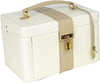 Dulwich Designs Cream & Mink Large Leather Jewellery Box