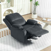 Recliner Armchair for Living Room, Recliner Chair with Cup Holder Black